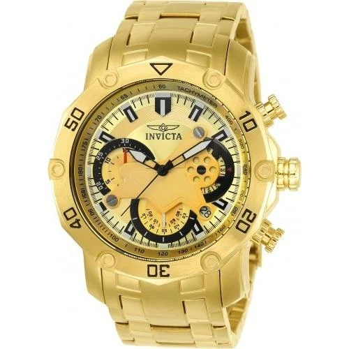 Invicta Men's 22761 Pro Diver Scuba Gold-Tone Stainless Steel Watch