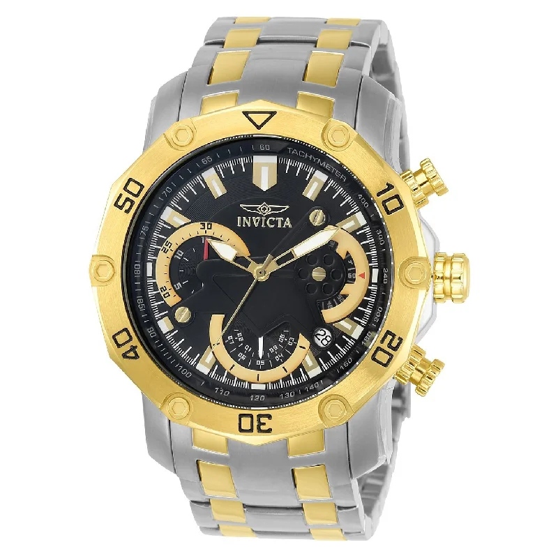 Invicta Men's 22768 Pro Diver Scuba Gold-Tone and Silver Stainless Steel Watch