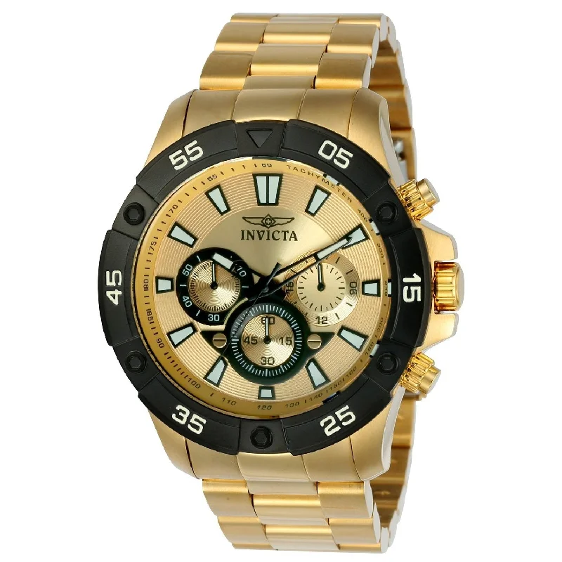 Invicta Men's 22789 Pro Diver Gold-Tone Stainless Steel Watch