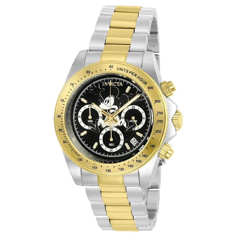 Invicta Men's 22866 Disney Mickey Mouse Gold-Tone and Silver Stainless Steel Watch