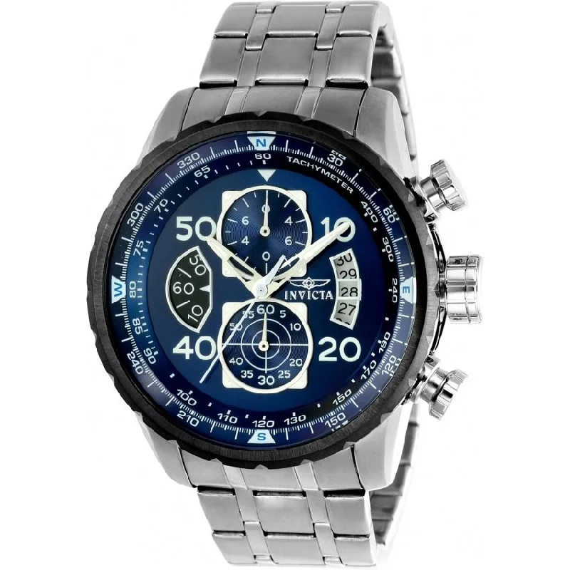 Invicta Men's 22970 Aviator Stainless Steel Watch