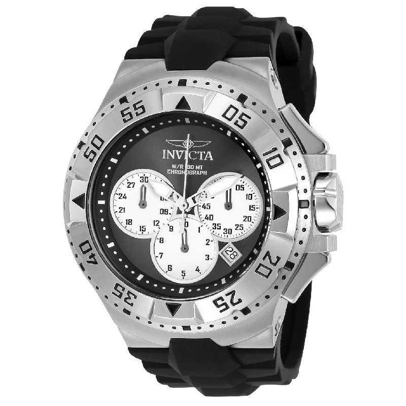 Invicta Men's 23039 Excursion Reserve Black Polyurethane Watch