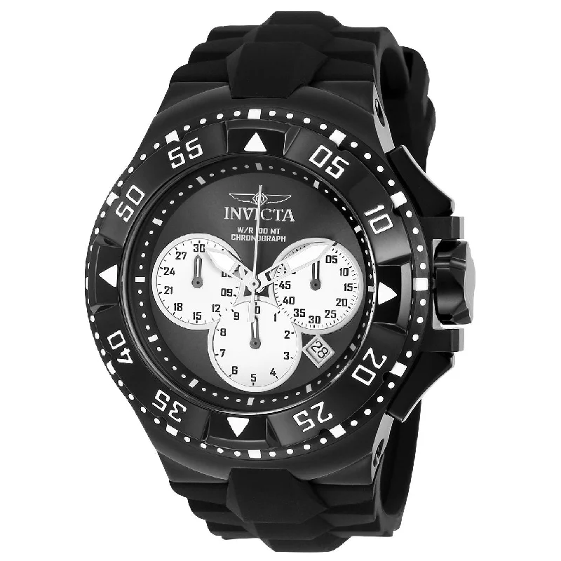 Invicta Men's 23041 Excursion Reserve Black Polyurethane Watch