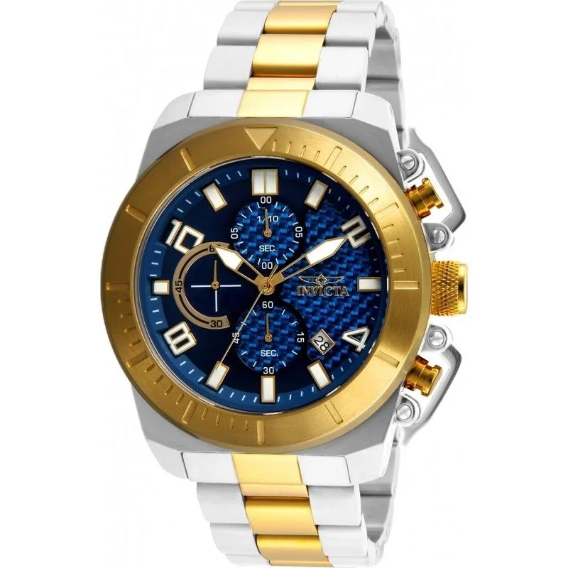 Invicta Men's 23407 Pro Diver Gold-Tone and Silver Stainless Steel Watch