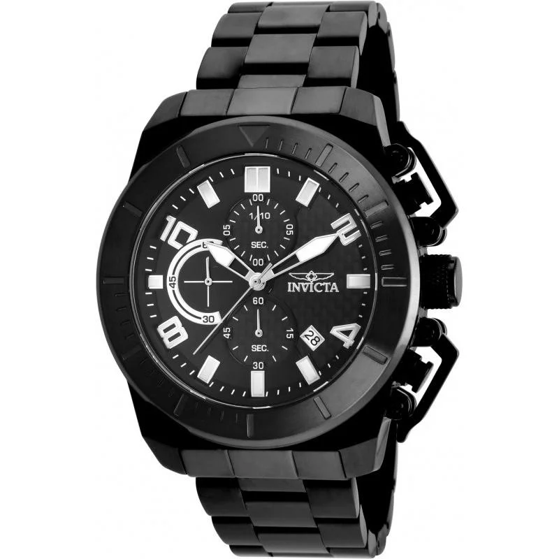 Invicta Men's 23409 Pro Diver Black Stainless Steel Watch