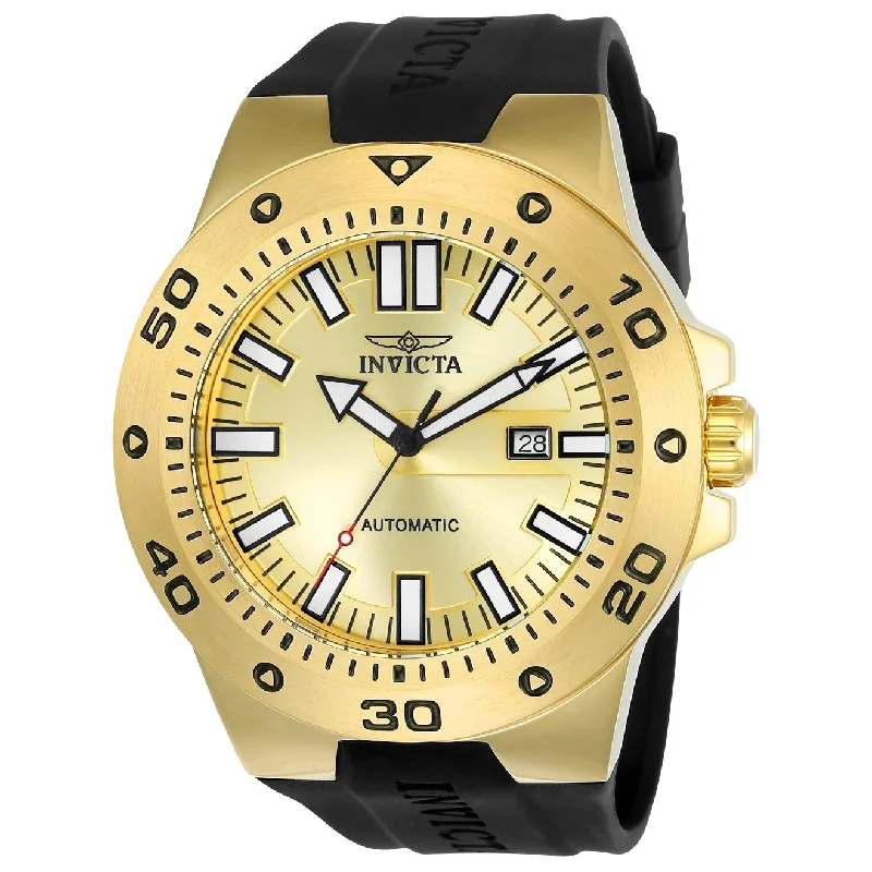 Invicta Men's 23484 Pro Diver Automatic Black Silicone Watch