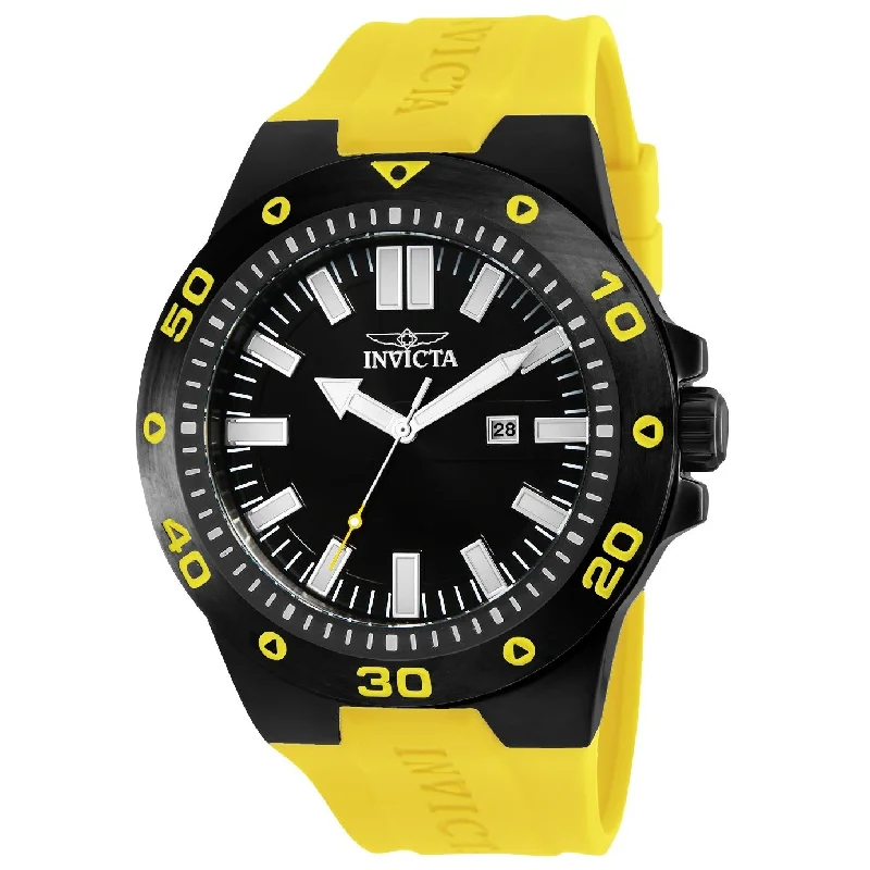 Invicta Men's 23513 Pro Diver Yellow Polyurethane Watch