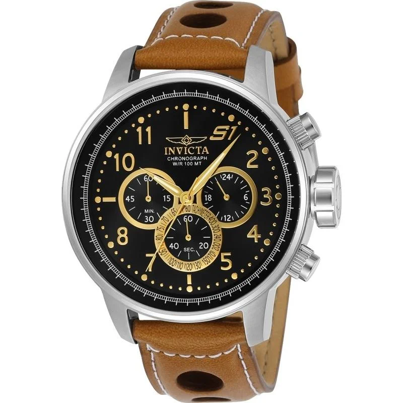 Invicta Men's 23597 S1 Rally Brown Leather Watch