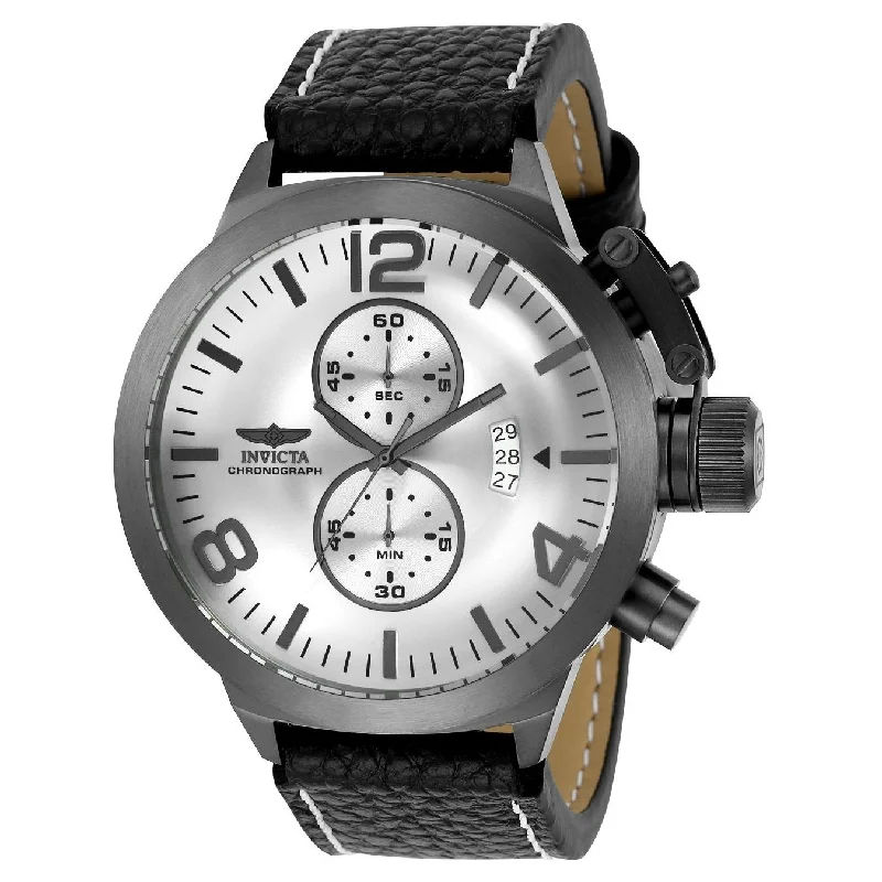 Invicta Men's 23690 Corduba Black Leather Watch