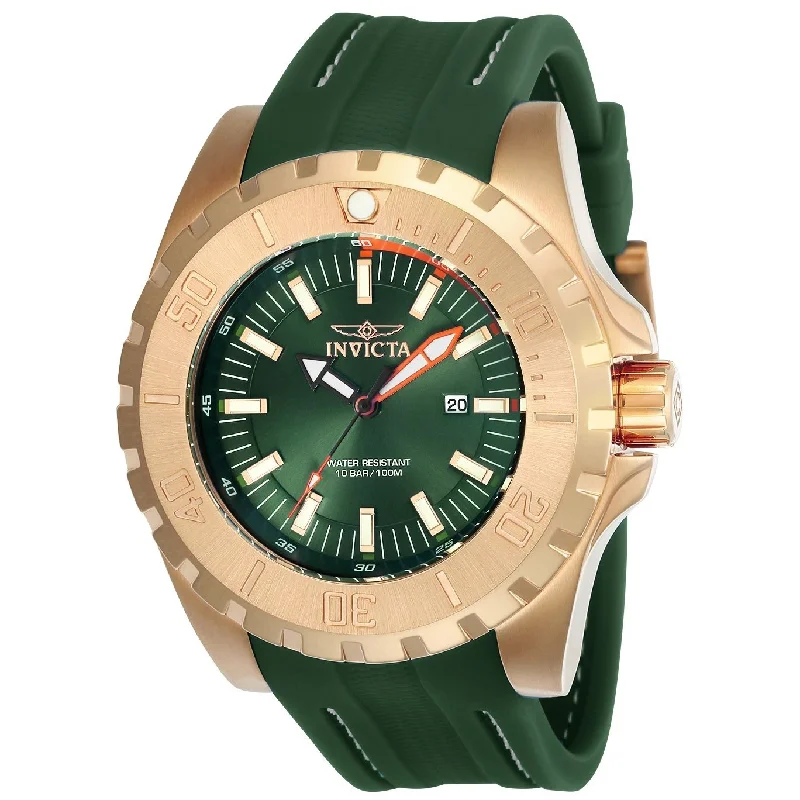 Invicta Men's 23731 Pro Diver Green Polyurethane Watch