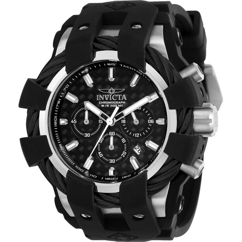 Invicta Men's 23855 Bolt Black Polyurethane Watch