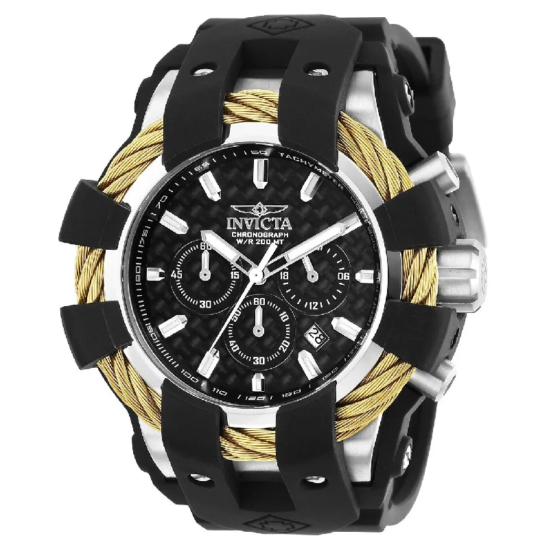 Invicta Men's 23858 Bolt Black Silicone Watch