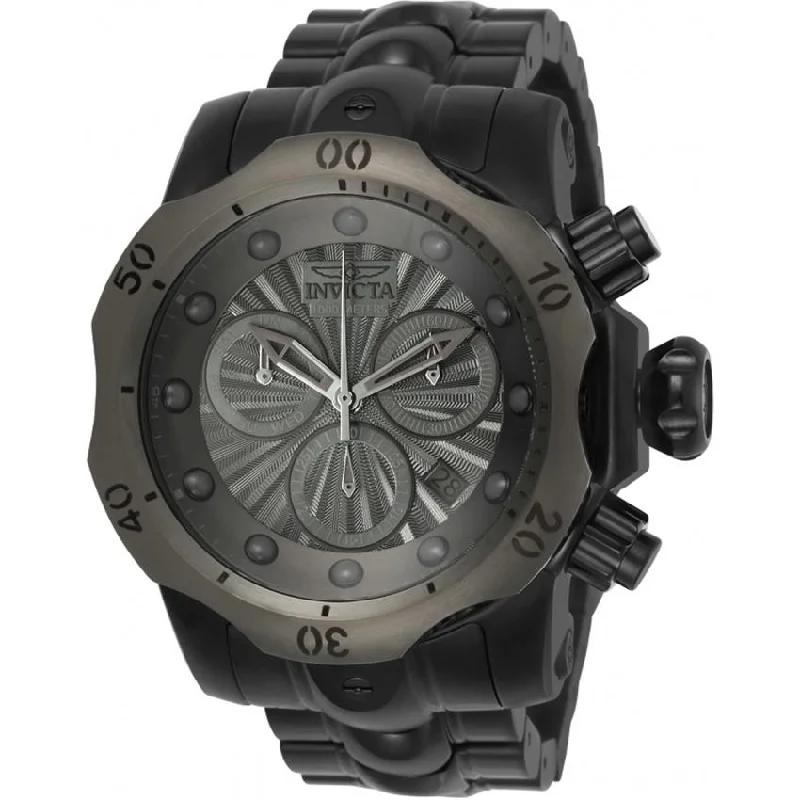 Invicta Men's 23899 Venom Venom Gunmetal Stainless Steel Watch