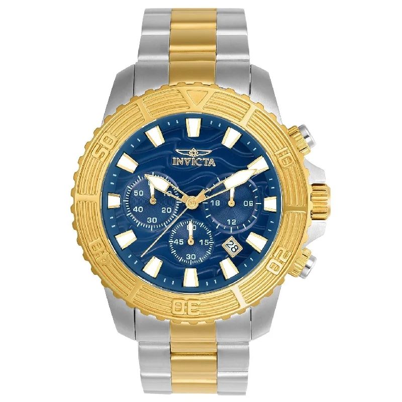 Invicta Men's 24002 Pro Diver Gold-Tone and Silver Stainless Steel Watch