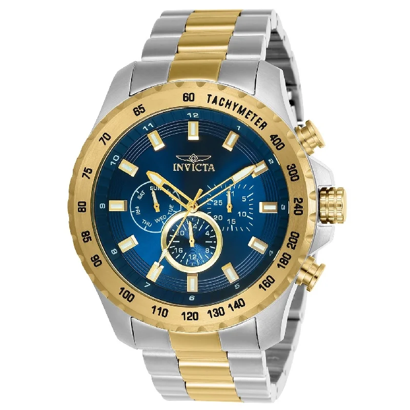 Invicta Men's 24214 Speedway Gold-Tone and Silver Stainless Steel Watch