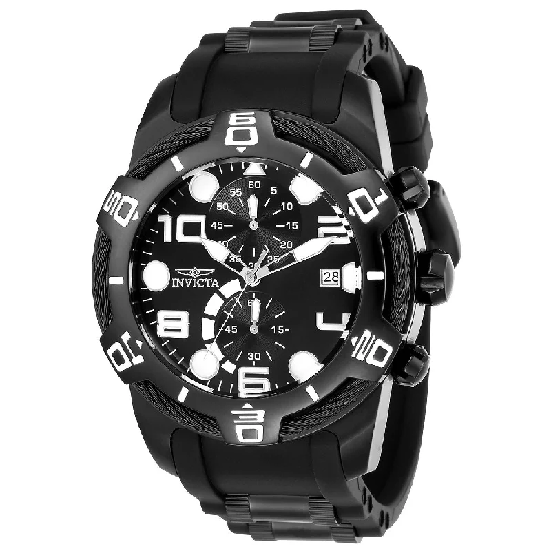 Invicta Men's 24220 Bolt Black Polyurethane and Stainless Steel Watch