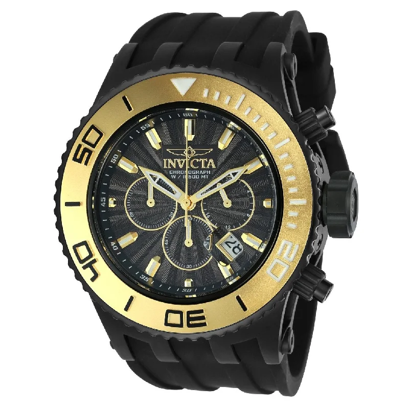 Invicta Men's 24255 Subaqua Black Silicone Watch