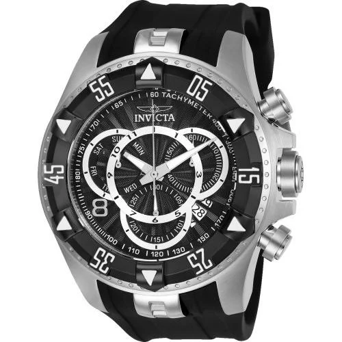 Invicta Men's 24271 Excursion Black Silicone Watch