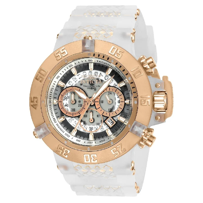 Invicta Men's 24362 Subaqua Anatomic White Silicone Watch