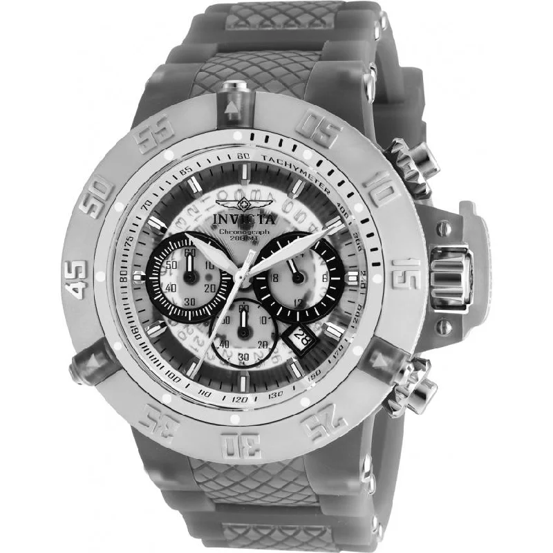 Invicta Men's 24367 Subaqua Anatomic Grey Silicone Watch