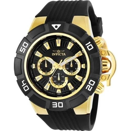 Invicta Men's 24388 I-Force Black Silicone Watch