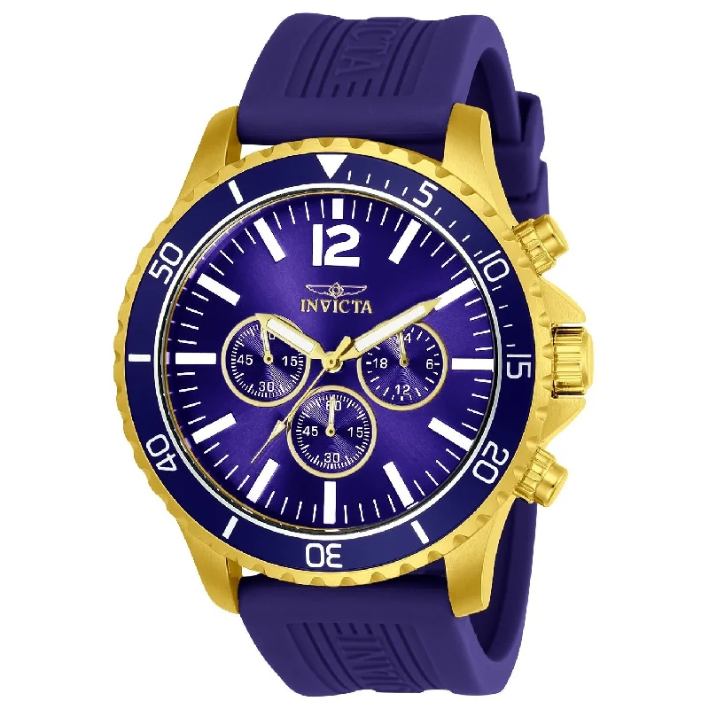 Invicta Men's 24392 Pro Diver Sea Hunter Blue Polyurethane Watch