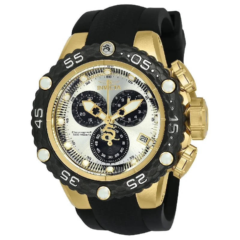 Invicta Men's 24445 Subaqua Black Silicone Watch