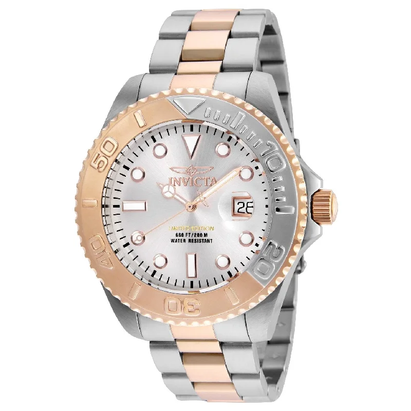 Invicta Men's 24624 Pro Diver Rose-tone and Silver Stainless Steel Watch