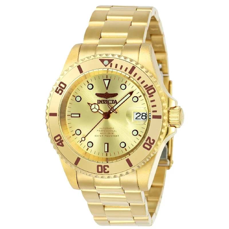 Invicta Men's 24762 Pro Diver Automatic Gold-Tone Stainless Steel Watch