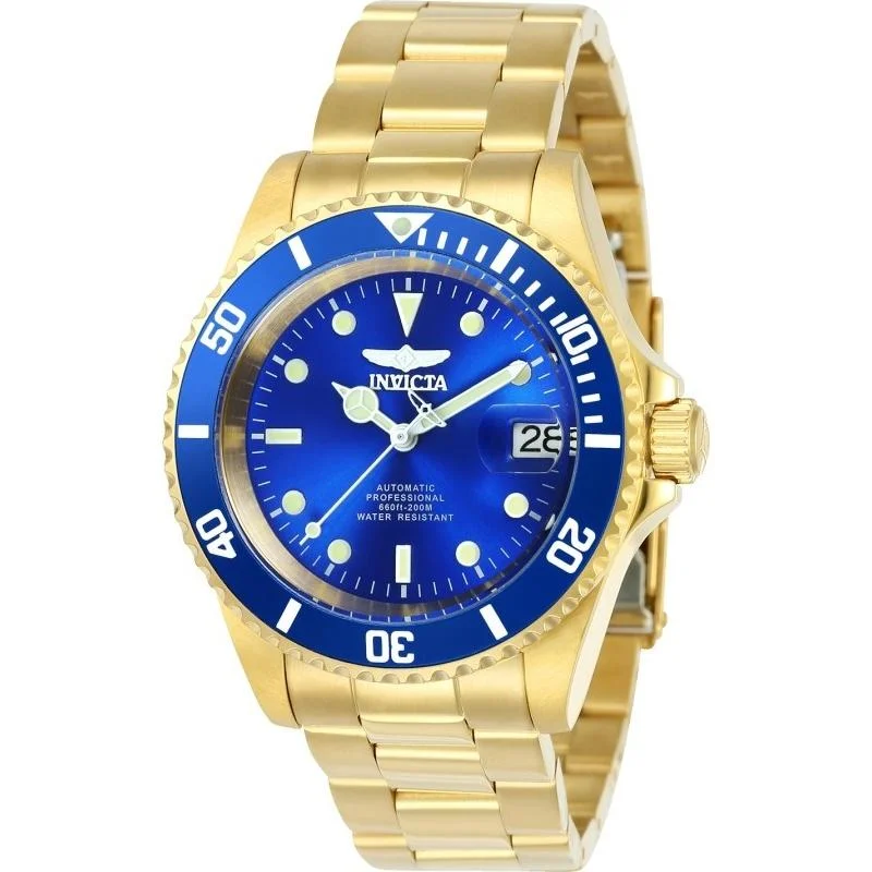 Invicta Men's 24763 Pro Diver Automatic Gold-Tone Stainless Steel Watch