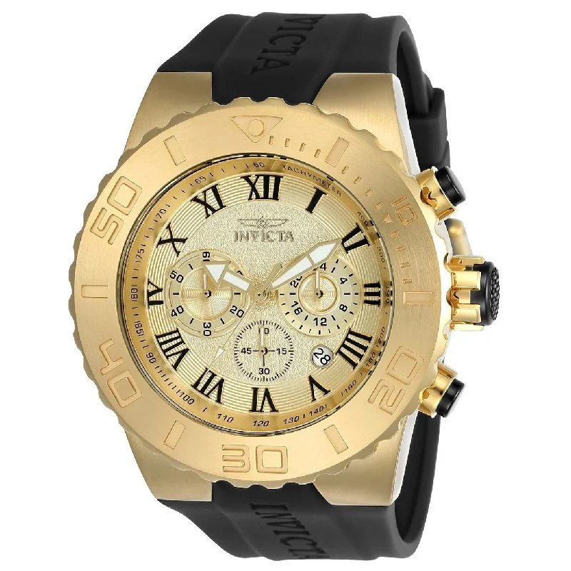 Invicta Men's 24844 Pro Diver Black Polyurethane Watch