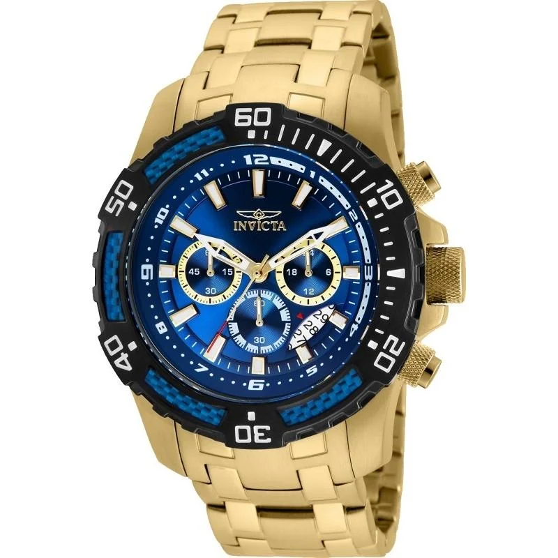 Invicta Men's 24856 Pro Diver Scuba Gold-Tone Stainless Steel Watch