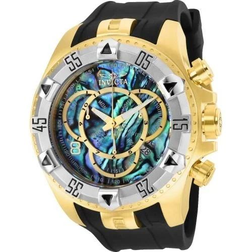 Invicta Men's 25017 Excursion Black and Gold-Tone Polyurethane and Stainless Steel Watch