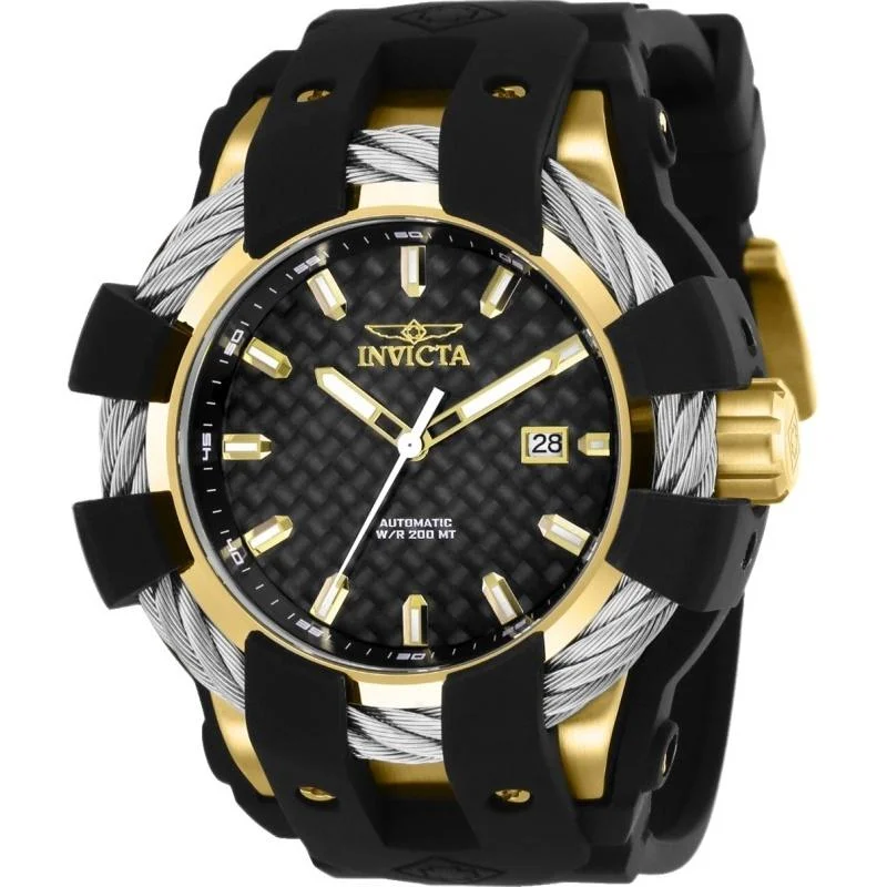 Invicta Men's 25036 Bolt Automatic Black Silicone Watch