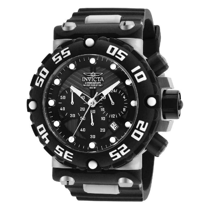 Invicta Men's 25038 Subaqua Black and Silver Stainless Steel Watch