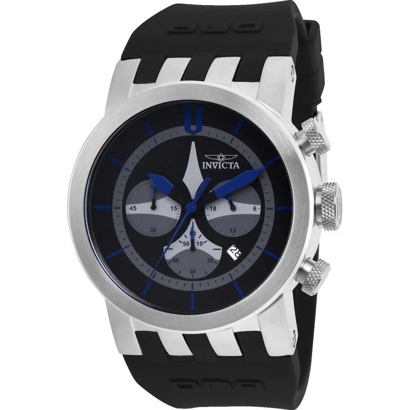 Invicta Men's 25057 DNA Black Silicone Watch