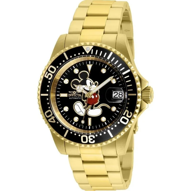 Invicta Men's 25107 Disney Mickey Mouse Automatic Gold-Tone Stainless Steel Watch