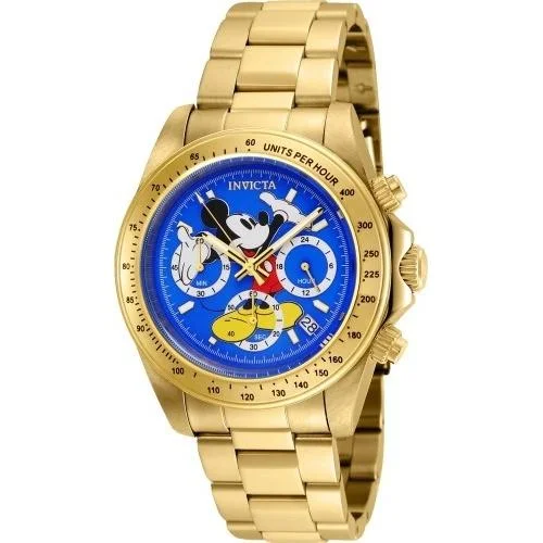 Invicta Men's 25195 Disney Mickey Mouse Gold-Tone Stainless Steel Watch