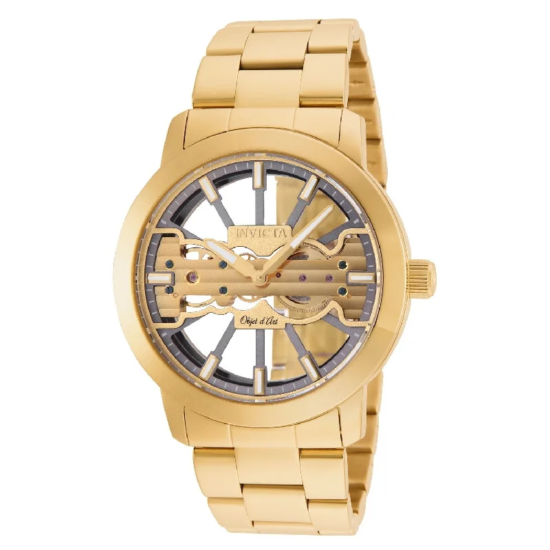 Invicta Men's 25270 Objet D Art Gold-Tone Stainless Steel Watch