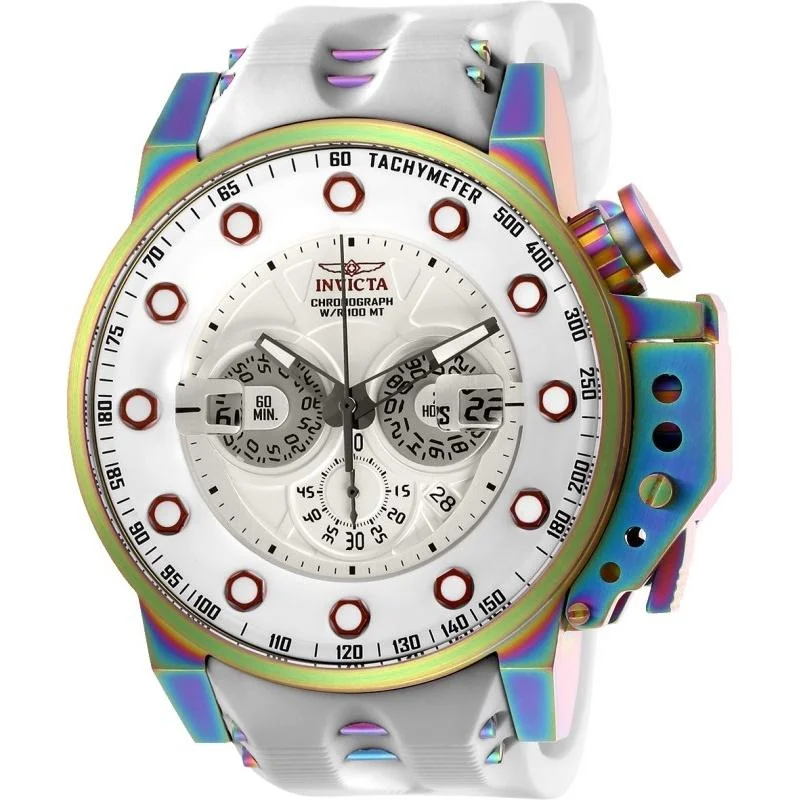 Invicta Men's 25277 I-Force White Polyurethane and Stainless Steel Watch