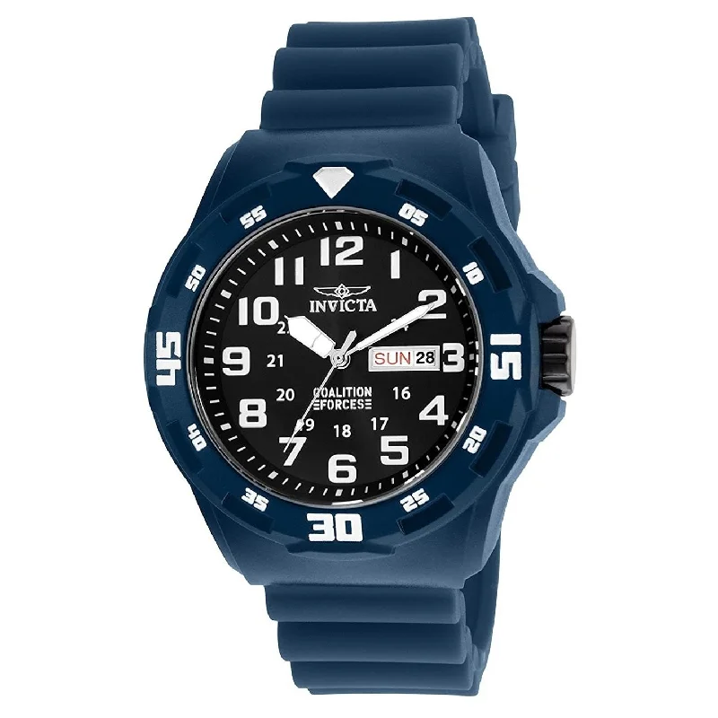 Invicta Men's 25324 Coalition Forces Blue Silicone Watch