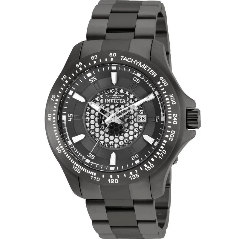 Invicta Men's 25339 Speedway Gunmetal Stainless Steel Watch