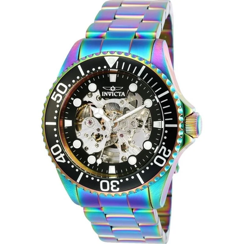 Invicta Men's 25341 Pro Diver Iridescent Stainless Steel Watch