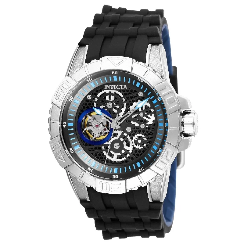 Invicta Men's 25410 Pro Diver Automatic Black Stainless Steel Watch