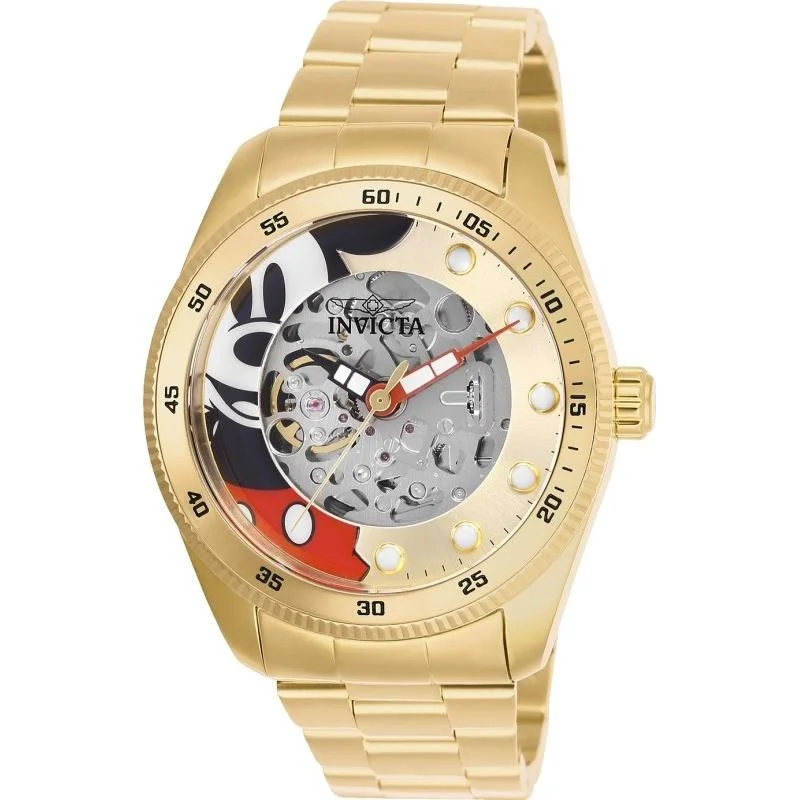 Invicta Men's 25451 Disney Mickey Mouse Automatic Gold-tone Stainless Steel Watch