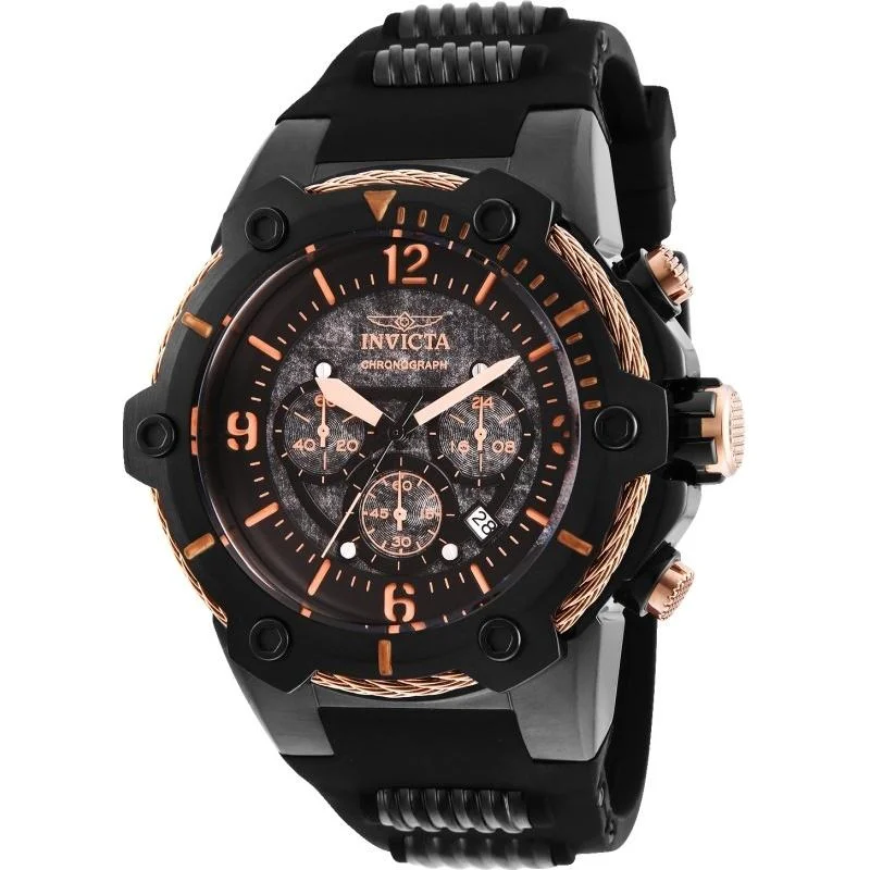 Invicta Men's 25469 Bolt Black Stainless Steel Watch