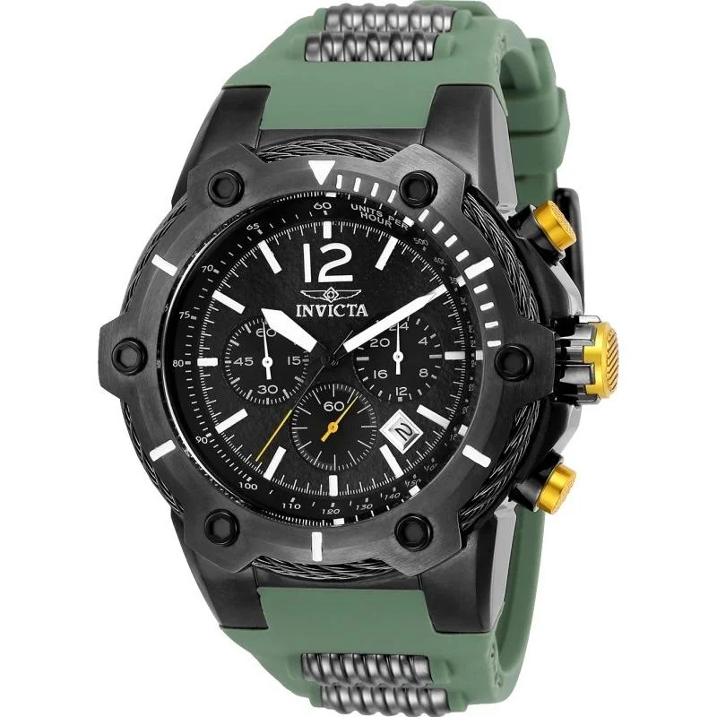 Invicta Men's 25471 Bolt Green Polyurethane and Stainless Steel Watch