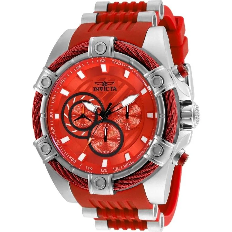 Invicta Men's 25525 Bolt Red Polyurethane and Stainless Steel Watch