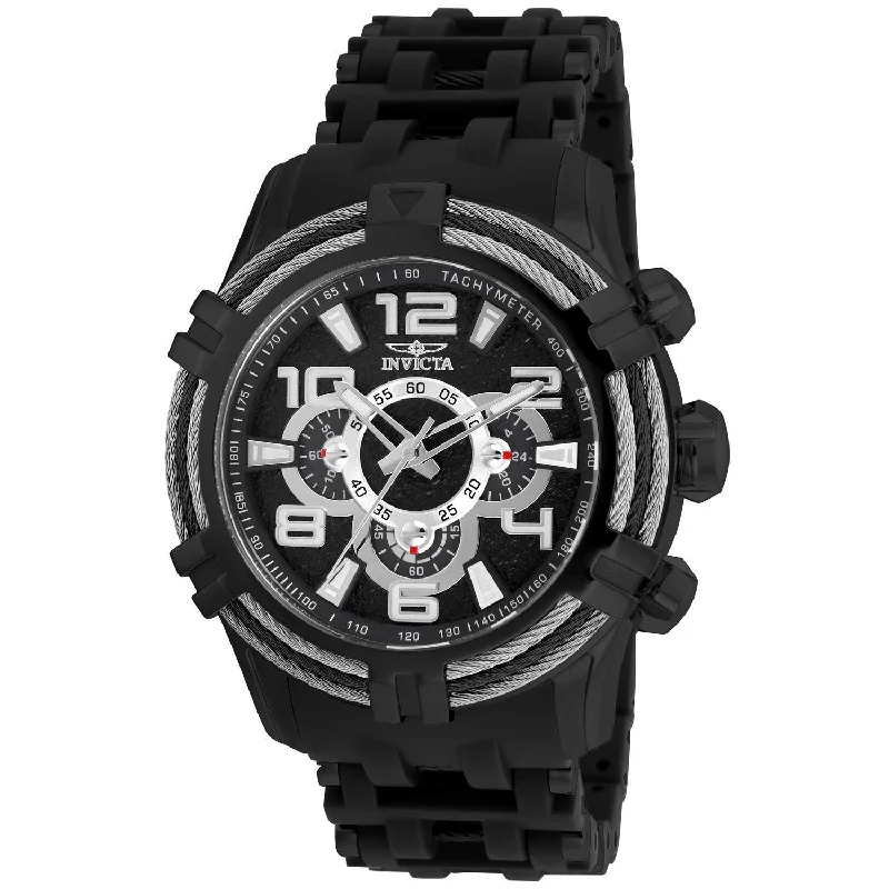 Invicta Men's 25559 Bolt Black Polyurethane and Stainless Steel Watch