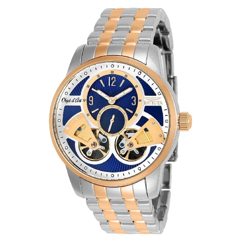 Invicta Men's 25578 Objet D Art Automatic Rose-Tone and Silver Stainless Steel Watch